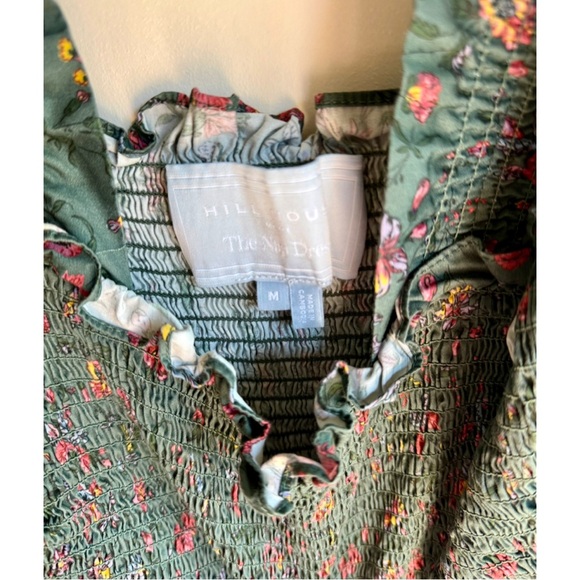 Hill House Ellie Nap Dress in Bottle Green Fleur Chintz - Picture 2 of 3